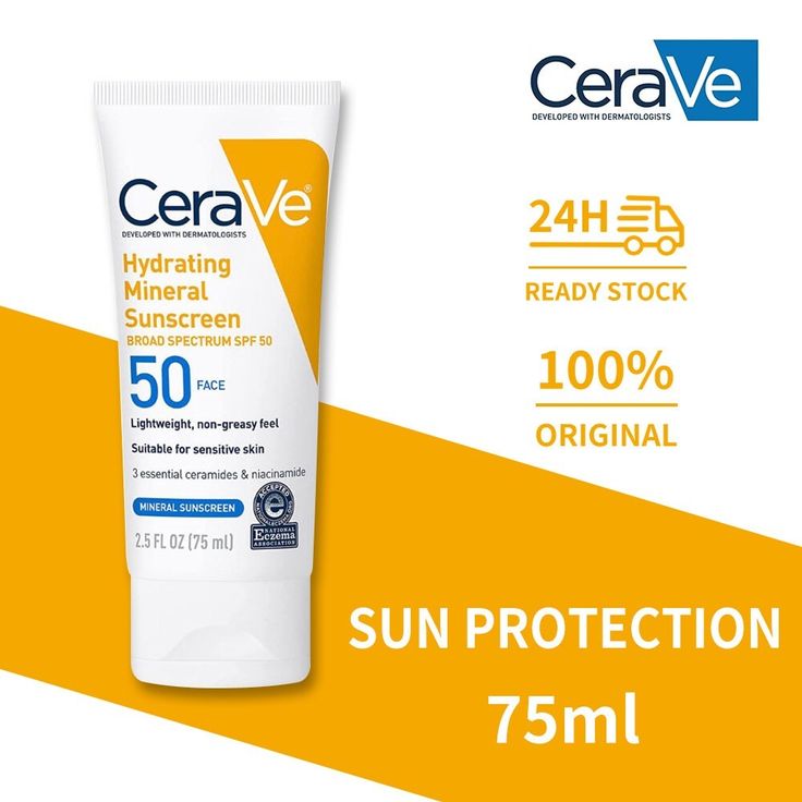 Cerave Hydrating Mineral Sunscreen 50ML