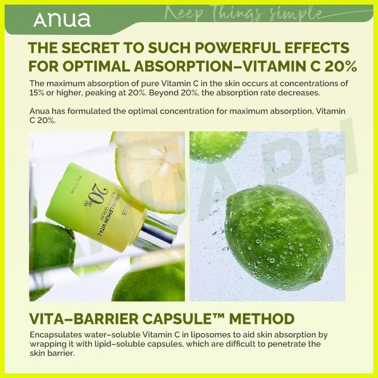 Anua Green Lemon Vita C 20% Blemish Serum