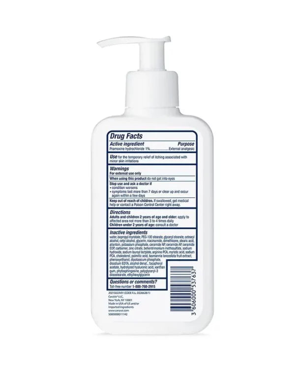 Cerave Itch Relief Moisturising Lotion Dry Skin 237Ml