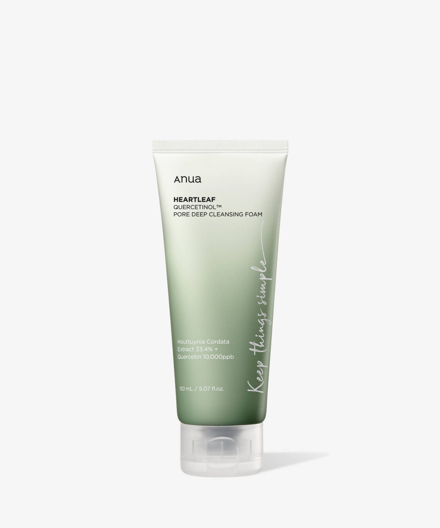 Anua Heartleaf Quercetinol Deep Cleansing Foam (150ml)