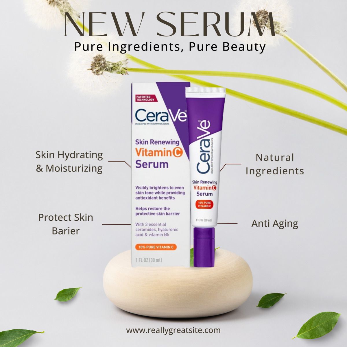 Cerave Skin Renewing Vitamin C Serum 30Ml