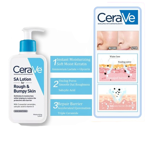 Cerave Sa Lotion For Rough & Bumpy Skin  (237ml)