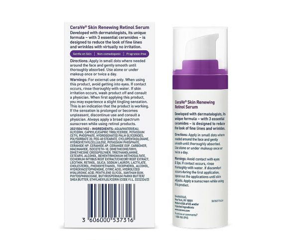 Cerave Skin Renewing Retinol Serum 30ml