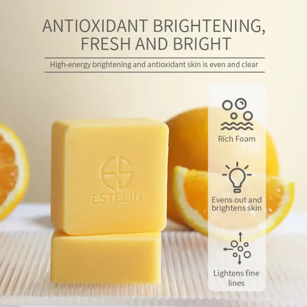 Estelin Vitamin C & Turmeric Brightening Soap – 100g